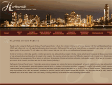 Tablet Screenshot of harboursidesurgical.com